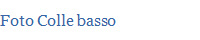 Foto Colle basso